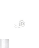 Schlage ND66PD-TLR Tubular Store Door Lever
