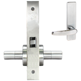Cal-Royal NM8010 Series, Extra Heavy Duty Mortise Locks, Grade 1 - ESCUTCHEON TRIM PASSAGE Function F01, Left-Hand (VE-ZE)