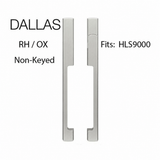 Hoppe Dallas Sliding Door Handle For HLS9000 Sliding Glass Patio Doors Right Handed Non Keyed Door Lever