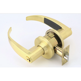 Falcon T Series SFIC Office Keyed Entry Lever Set with Quantum Lever - Less Core