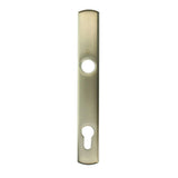 HOPPE Backplate M2167N Components, Active Exterior Backplate - with Thumbturn - Satin Nickel