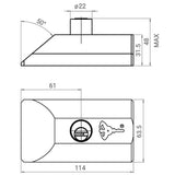 MUL-T-LOCK MTL400 MVP1000 Van Locks (set of 2)
