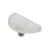Schaub Fused Glass - 3" Long Half Moon Knob
