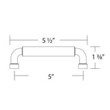 Schaub Noho - 5" Centers Round Cabinet Pull
