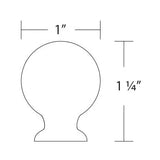 Schaub Avenue - 1" Round Cabinet Knob