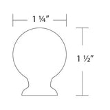 Schaub Avenue - 1 1/4" Round Cabinet Knob