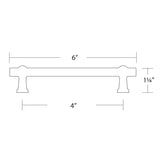 Schaub Garda - 4" Centers Cabinet Bar Pull