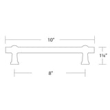 Schaub Garda - 8" Centers Cabinet Bar Pull