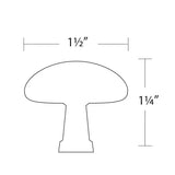 Schaub Garda - 1-1/2" Round Cabinet Knob