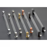 Schaub Lumiere - 12" Centers Non-Adjustable Clear Acrylic Appliance Pull