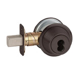 Schlage B560J Single Cylinder Deadbolt, Less Full Size Interchangeable Core