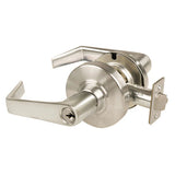Schlage Commercial ALX50P SAT (Saturn) Entrance/Office Lever Lock, S123 Keyway