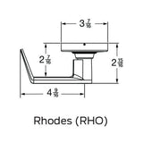 Schlage Commercial PC50R RHO (Rhodes) Entrance/Office Lever Lock with FSIC Full Size Interchangeable Core