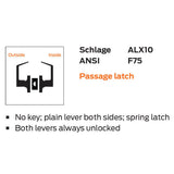 Schlage Commercial ALX10 RHO (Rhodes) Passage Lever