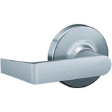 Schlage Rhodes Passage Door Lever Set with Round Rose from the ALX Series