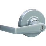 Schlage Saturn Privacy Door Lever Set with Round Rose from the ALX Series