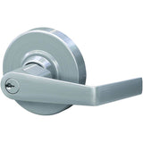 Schlage Saturn Classroom Single Cylinder Keyed Entry Door Lever Set with Round Rose from the ALX Series