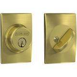 Schlage Residential B60 - Single Cylinder Keyed Entry Grade 1 Deadbolt with Decorative Century Rose