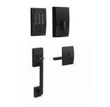 Schlage Encode WiFi Enabled Electronic Keypad Deadbolt with Century Entry Handleset and Latitude Lever