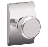 Schlage Residential F10 - Bowery Knob Passage Lock with 16080 Latch and 10027 Strike - Century Trim