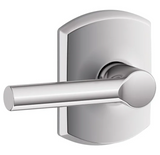 Schlage Broadway Passage Door Lever Set with Decorative Greenwich Trim