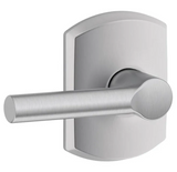 Schlage Broadway Passage Door Lever Set with Decorative Greenwich Trim