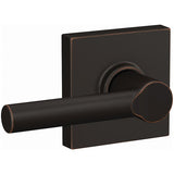 Schlage Residential F10 - Broadway Lever Passage Lock with 16080 Latch and 10027 Strike - Collins Rose