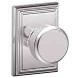 Schlage Residential F170 - Bowery Knob Half Dummy - Addison Rose