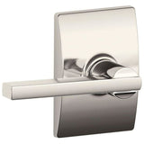 Schlage Residential F10 - Latitude Lever Passage Lock with 16080 Latch and 10027 Strike