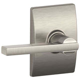 Schlage Residential F10 - Latitude Lever Passage Lock with 16080 Latch and 10027 Strike
