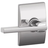 Schlage Residential F10 - Latitude Lever Passage Lock with 16080 Latch and 10027 Strike