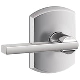 Schlage Residential F10 - Latitude Lever Passage Lock with 16080 Latch and 10027 Strike
