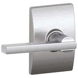 Schlage Residential F10 - Latitude Lever Passage Lock with 16080 Latch and 10027 Strike