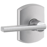 Schlage Residential F10 - Latitude Lever Passage Lock with 16080 Latch and 10027 Strike