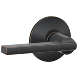 Schlage Residential F10 - Fire Rated Latitude Lever Passage Lock with 16080 Latch and 10027 Strike