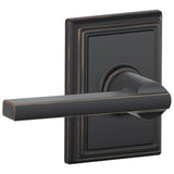 Schlage Residential F10 - Latitude Lever Passage Lock with 16080 Latch and 10027 Strike