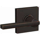 Schlage Residential F10 - Latitude Lever Passage Lock with 16080 Latch and 10027 Strike