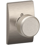 Schlage Bowery Non-Turning One-Sided Dummy Door Knob with Decorative Century Rosette