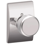 Schlage Bowery Non-Turning One-Sided Dummy Door Knob with Decorative Century Rosette
