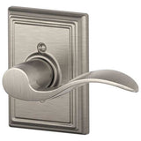 Schlage Residential F170 - Accent Lever Half Dummy - Addison Rose