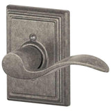 Schlage Residential F170 - Accent Lever Half Dummy - Addison Rose