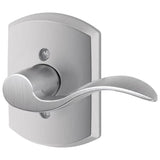 Schlage Residential F170 - Accent Lever Half Dummy - Greenwich Rose