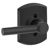 Schlage Broadway Non-Turning One-Sided Dummy Door Lever with Decorative Greenwich Trim
