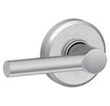 Schlage Broadway Non-Turning One-Sided Dummy Door Lever with Decorative Greyson Trim