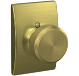 Schlage Bowery Non-Turning One-Sided Dummy Door Knob with Decorative Century Rosette