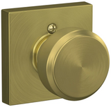 Schlage Bowery Non-Turning One-Sided Dummy Door Knob with Collins Trim
