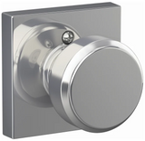 Schlage Bowery Non-Turning One-Sided Dummy Door Knob with Collins Trim