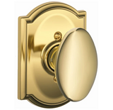 Schlage Siena Non-Turning One-Sided Dummy Door Knob with Decorative Camelot Trim