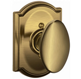 Schlage Siena Non-Turning One-Sided Dummy Door Knob with Decorative Camelot Trim