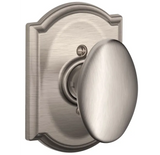 Schlage Siena Non-Turning One-Sided Dummy Door Knob with Decorative Camelot Trim
